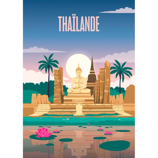Puzzle Hachette Sueños De Vacaciones En Tailandia de 500 Pzs