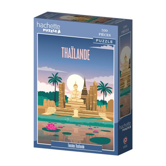 Puzzle Hachette Sueños De Vacaciones En Tailandia de 500 Pzs