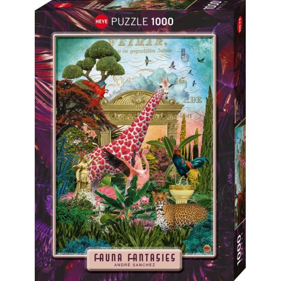 Puzzle Heye Amor de Jirafa de 1000 Piezas