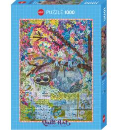 Puzzle Heye Arte De Colchas, Perezoso Tejido de 1000 Piezas