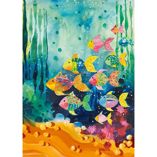 Puzzle Heye Banco de Peces de 1000 Piezas