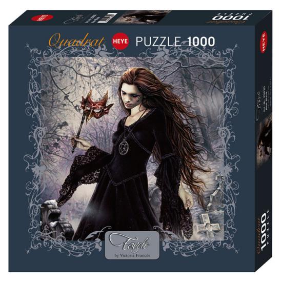 Puzzle Heye Black, Negro  de 1000 Piezas