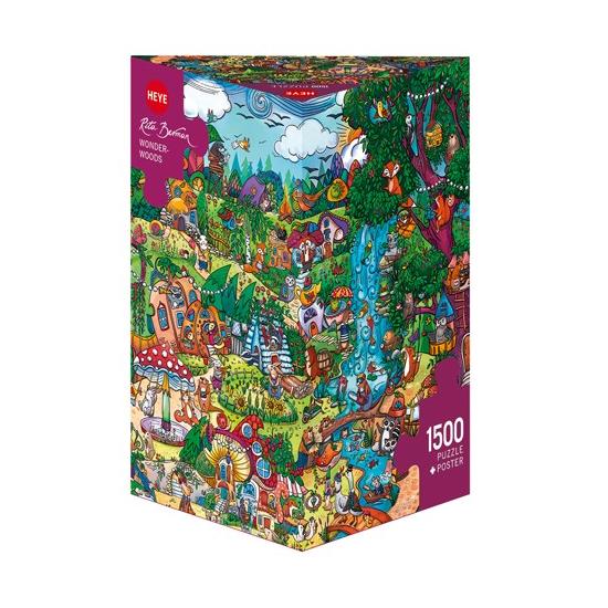 Puzzle Heye Bosque Con Vida 1500 Piezas