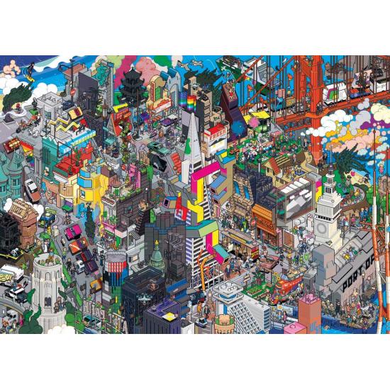 Puzzle Heye Búsqueda De San Francisco 1000 Piezas