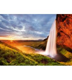 Puzzle Heye Catarata Seljalandsfoss de 1000 Piezas