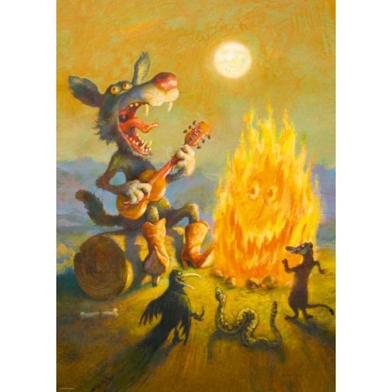 Puzzle Heye Coyote Cantando de 1000 Piezas