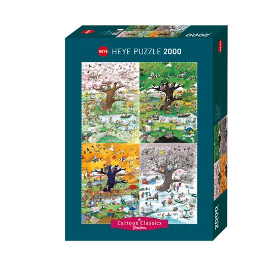 Puzzle Heye Cuatro Estaciones de 2000 Piezas Puzzle Heye Cuatro Estaciones de 2000 Piezas
