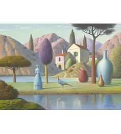 Puzzle Heye Dama De Azul de 1000 Piezas