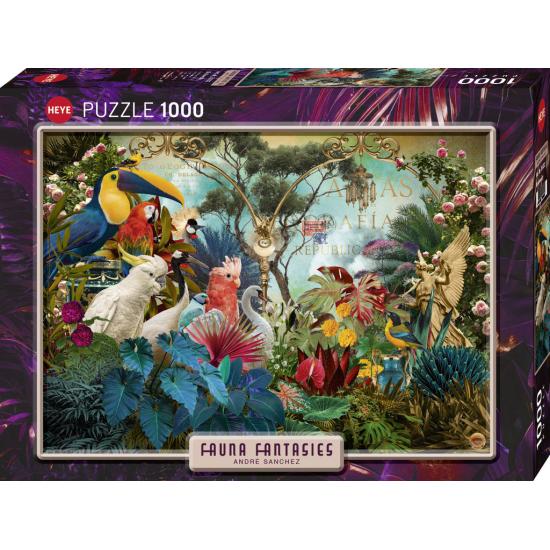 Puzzle Heye Diversidad de Aves de 1000 Piezas