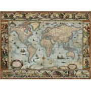 Puzzle Heye El Mundo de Willem Blaeu de 1500 Piezas