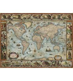 Puzzle Heye El Mundo de Willem Blaeu de 1500 Piezas