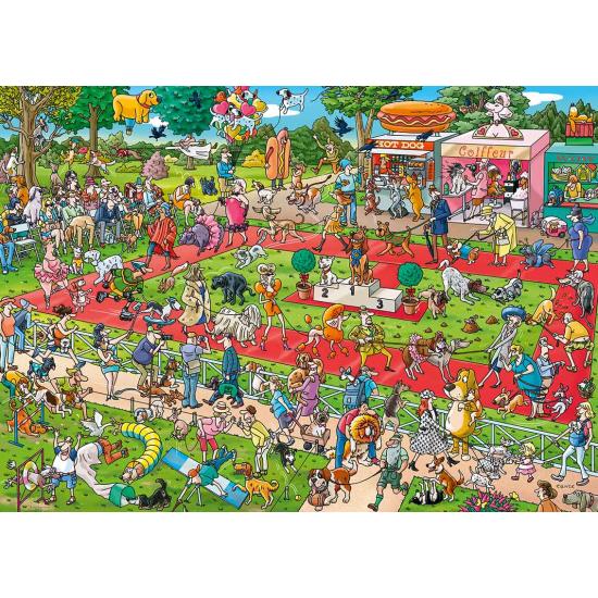 Puzzle Heye Espectáculo de Perros de 1000 Piezas