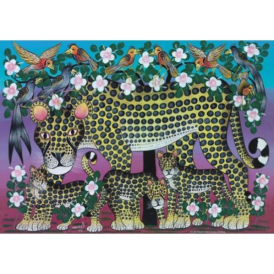 Puzzle Heye Familia de Felinos de 1000 Piezas