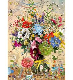 Puzzle Heye Flores con Vida de 1000 Piezas