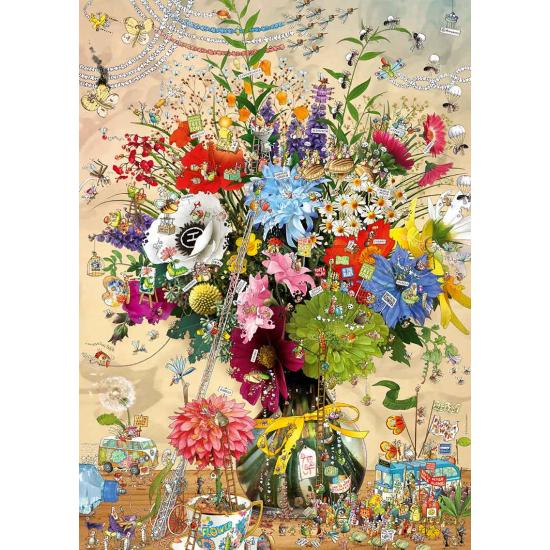 Puzzle Heye Flores con Vida de 1000 Piezas Puzzle Heye Flores con Vida de 1000 Piezas