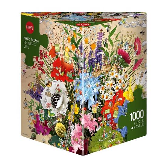 Puzzle Heye Flores con Vida de 1000 Piezas Puzzle Heye Flores con Vida de 1000 Piezas