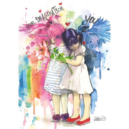 Puzzle Heye Free Colours, Imaginación de 1000 Piezas