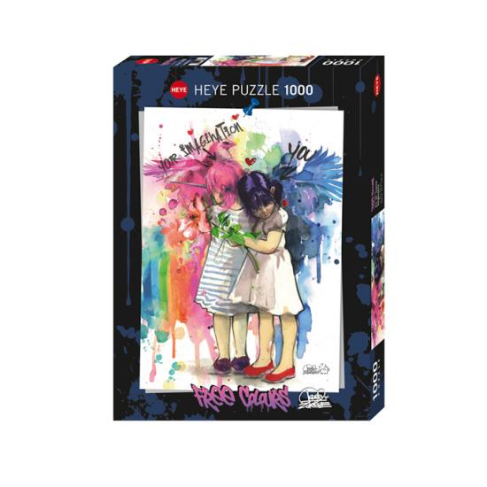 Puzzle Heye Free Colours, Imaginación de 1000 Piezas