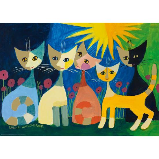 Puzzle Heye Gatos Llenos de Color de 1000 Piezas Puzzle Heye Gatos Llenos de Color de 1000 Piezas