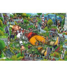 Puzzle Heye Gulliver, Caja Triangular de 1000 Piezas