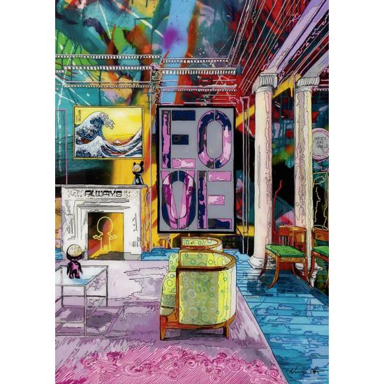 Puzzle Heye Habitación con Ola de 1000 Piezas Puzzle Heye Habitación con Ola de 1000 Piezas