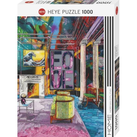 Puzzle Heye Habitación con Ola de 1000 Piezas Puzzle Heye Habitación con Ola de 1000 Piezas
