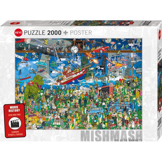 Puzzle Heye Historia del Cine de 2000 Piezas