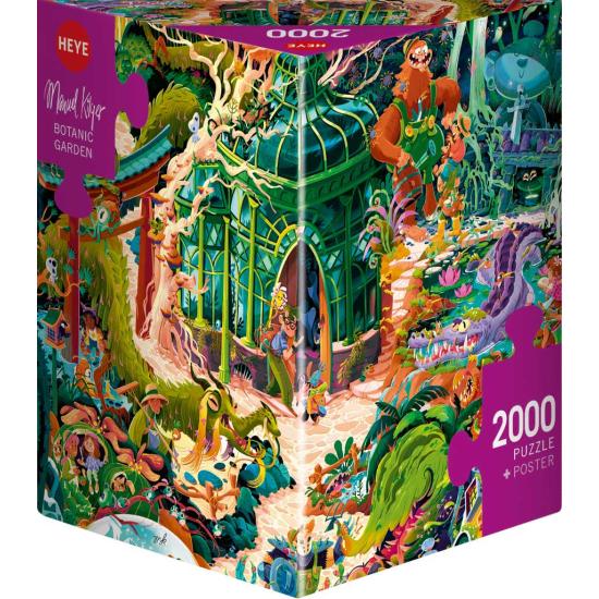 Puzzle Heye Jardín Botánico, Caja Triangular de 2000 Piezas Puzzle Heye Jardín Botánico, Caja Triangular de 2000 Piezas