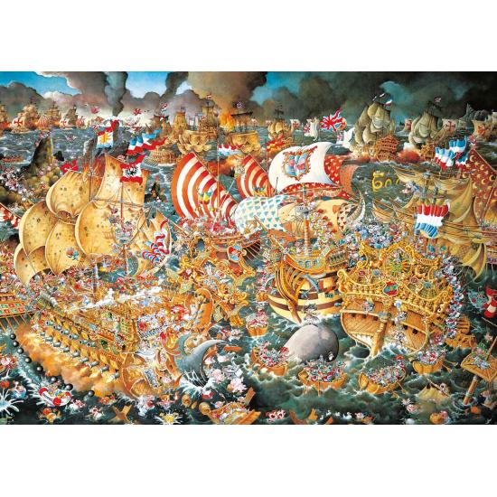 Puzzle Heye La Batalla de Trafalgar de 2000 Piezas