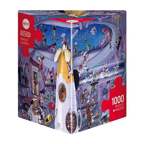 Puzzle Heye Lanzamiento Espacial de 1000 Piezas