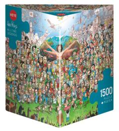 Puzzle Heye Leyendas de Todos los Tiempos, C.Triangular 1500P