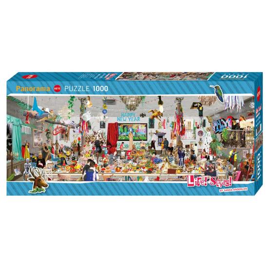 Puzzle Heye Life Style, Fiesta de Nochevieja de 1000 Piezas Puzzle Heye Life Style, Fiesta de Nochevieja de 1000 Piezas