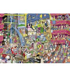 Puzzle Heye Lo Mejor De Los Musicales Caja Triangular de 1000 Pz