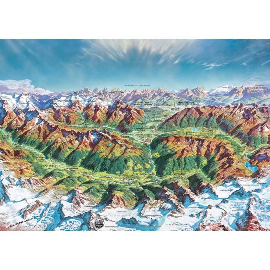 Puzzle Heye Los Alpes de 2000 Piezas