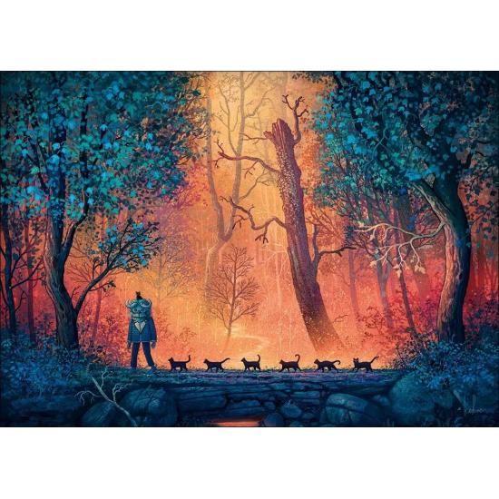 Puzzle Heye Marcha Por El Bosque de 1000 Piezas