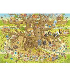 Puzzle Heye Monkey Habitat de 1000 Piezas