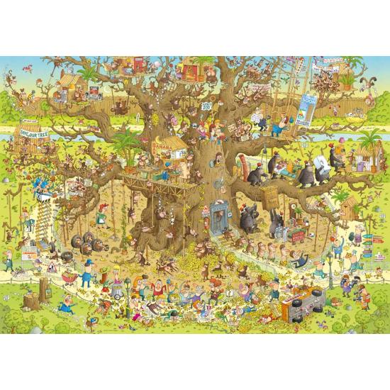 Puzzle Heye Monkey Habitat de 1000 Piezas