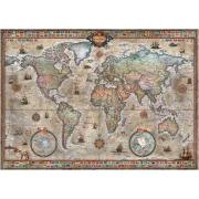 Puzzle Heye Mapa Retro del Mundo de 1000 Piezas