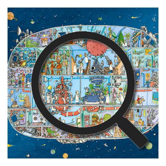 Puzzle Heye Nave Espacial, Caja Triangular de 1500 Piezas Puzzle Heye Nave Espacial, Caja Triangular de 1500 Piezas