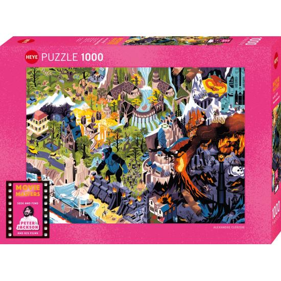 Puzzle Heye Películas de Peter Jackson de 1000 Piezas