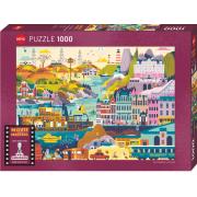 Puzzle Heye Películas de Wes Anderson de 1000 Piezas