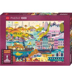 Puzzle Heye Películas de Wes Anderson de 1000 Piezas