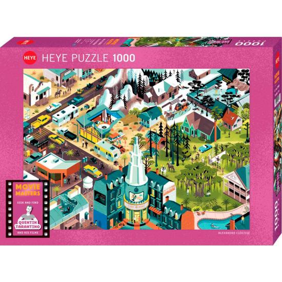 Puzzle Heye Películas de Quentin Tarantino de 1000 Piezas Puzzle Heye Películas de Quentin Tarantino de 1000 Piezas