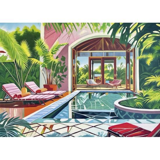 Puzzle Heye Posición de la Piscina de 1000 Piezas