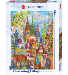 Puzzle Heye Pueblo con Encanto, Arcos Rojos de 1000 Piezas