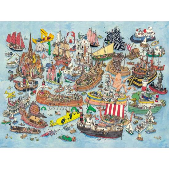 Puzzle Heye Regata, Caja Triangular de 1500 Piezas Puzzle Heye Regata, Caja Triangular de 1500 Piezas