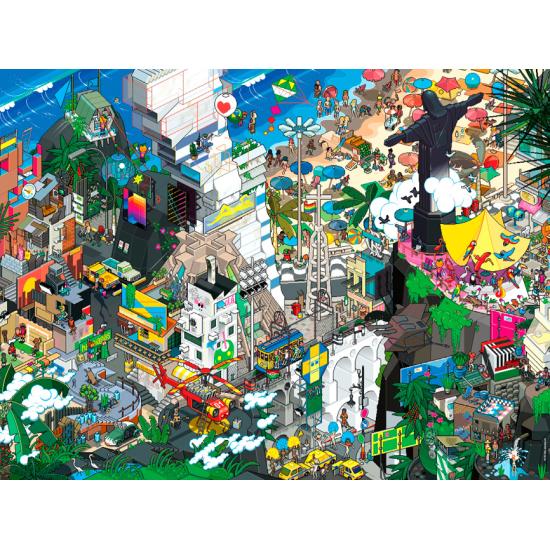 Puzzle Heye Rio de Janeiro, Brasil de 1500 Piezas