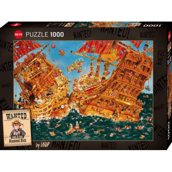 Puzzle Heye Se Busca Diamond Dick de 1000 Piezas Puzzle Heye Se Busca Diamond Dick de 1000 Piezas