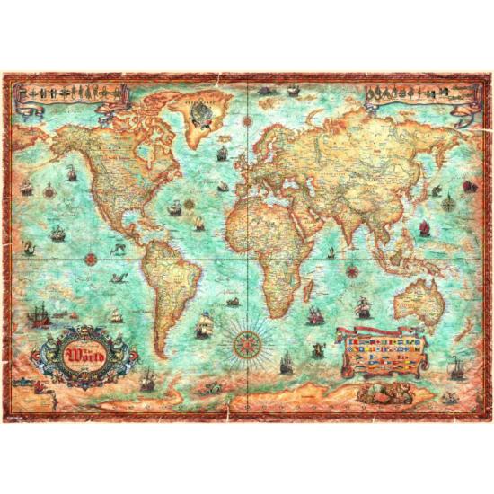 Puzzle Heye The World, Mapa del Mundo de 3000 Piezas Puzzle Heye The World, Mapa del Mundo de 3000 Piezas