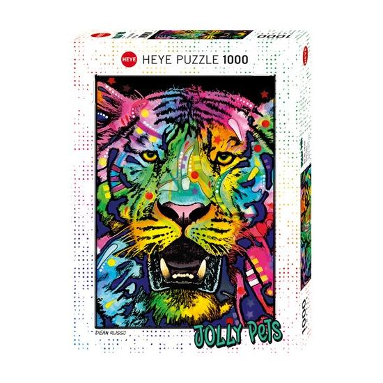 Puzzle Heye Jolly Pets, Tigre Salvaje de 1000 Piezas